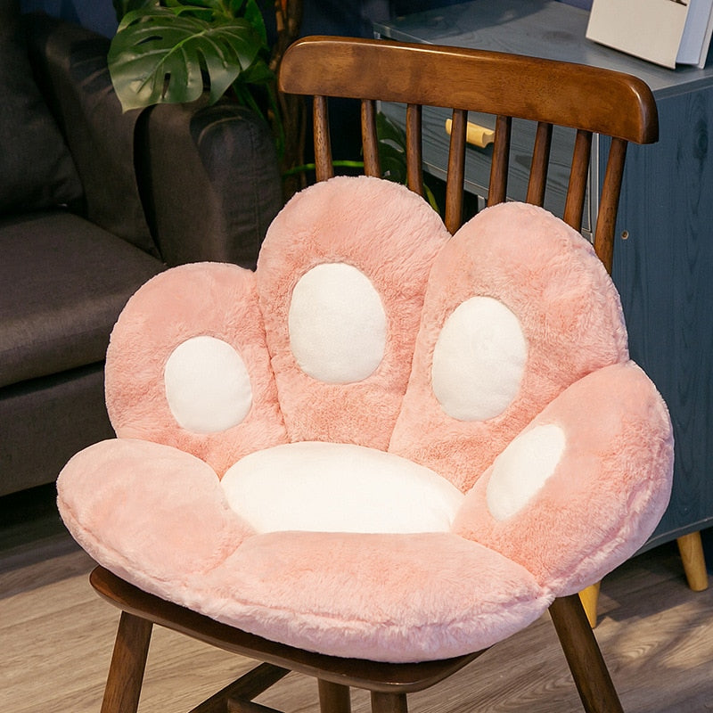 coussin-patte-de-chat-rose