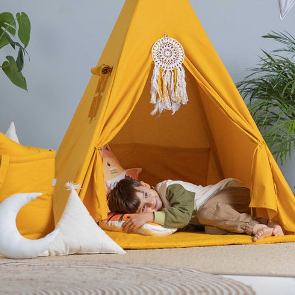 tipi-orange-espace-detente-enfant