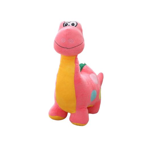 peluche dinosaure vert et jaune
