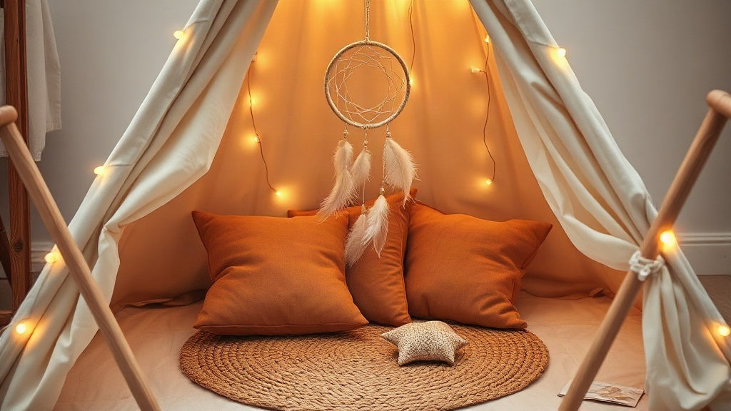 Comment décorer un tipi enfant : idées cosy et poétiques pour un coin qui lui ressemble