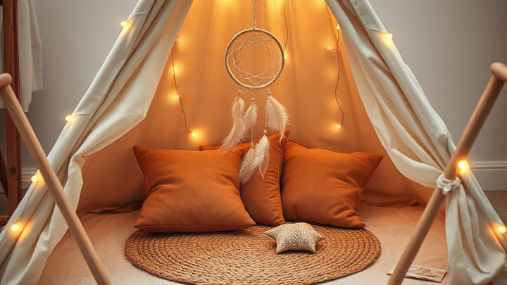 Comment décorer un tipi enfant : idées cosy et poétiques pour un coin qui lui ressemble