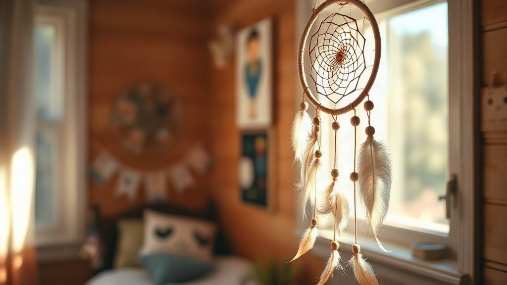 Attrape-rêve à plume : où accrocher votre précieux talisman ?