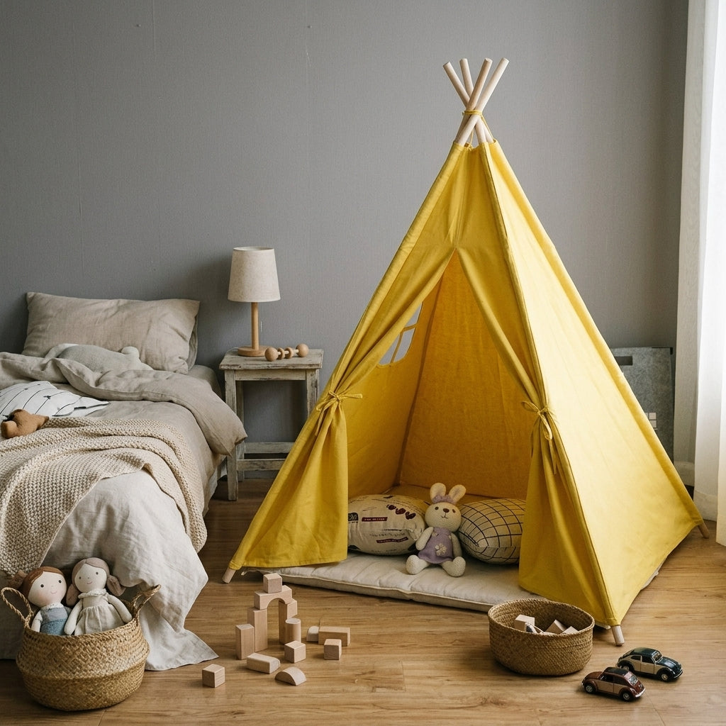 Tipi Enfant Jaune Moutarde
