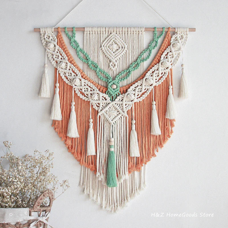 Attrape-reves-boho-aux-couleurs-basques