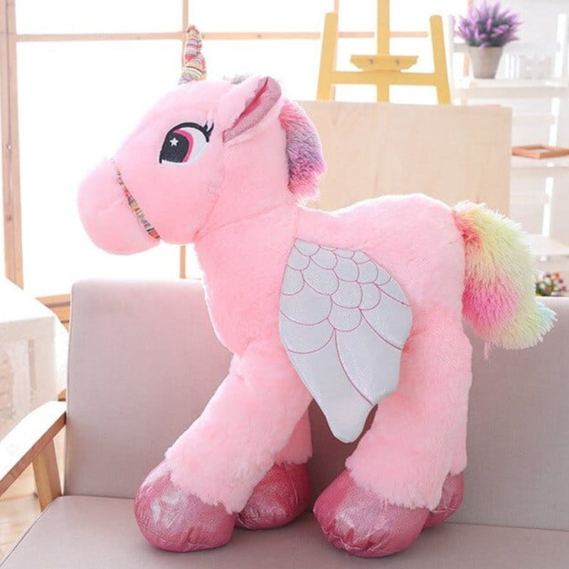 Grande-Peluche-Licorne-Rose-Solara