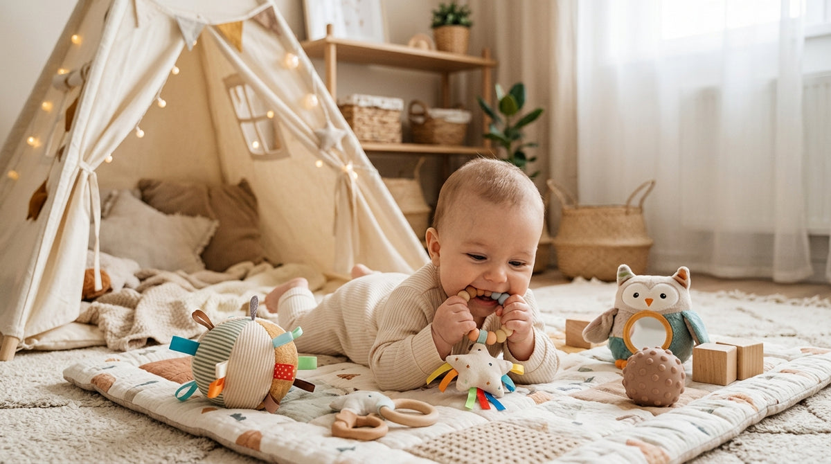 Les Jouets Sensoriels pour Bébé : Stimuler l'Éveil dès les Premiers Mois