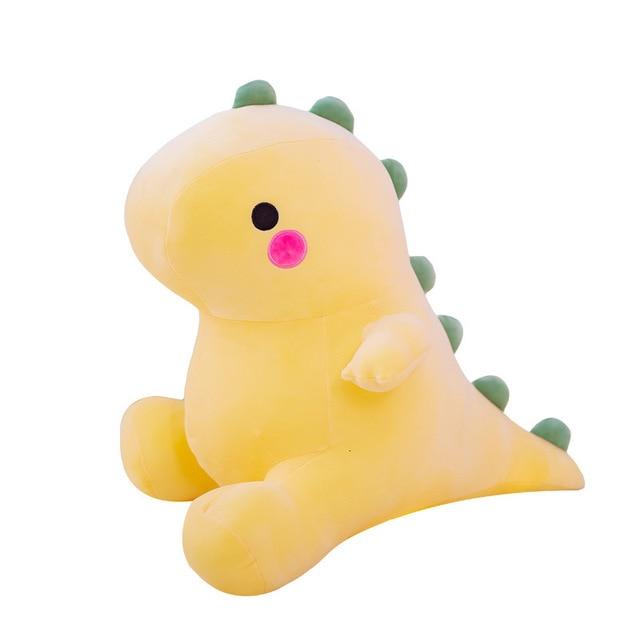 Peluche-Dinosaure-Mignonne-Jaune