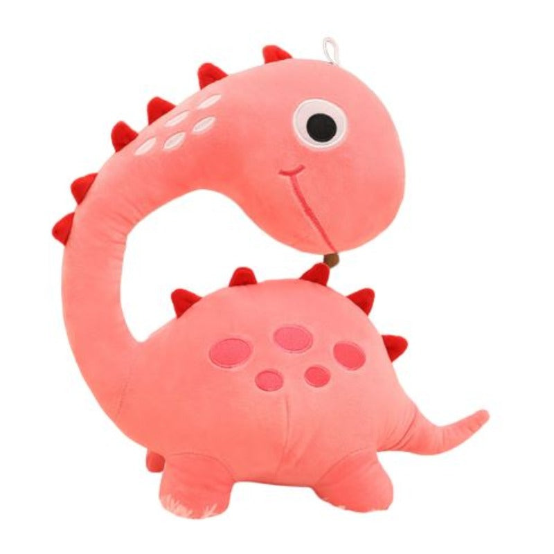 Peluche-Dinosaure-Rose-et-rouge