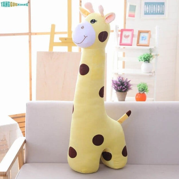 Peluche-Girafe-Jaune-Tachete