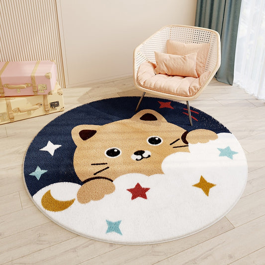 Tapis-Rond-Chambre-Bebe