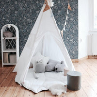 Tente tipi en lin « blanc »