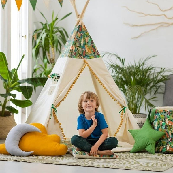 Tipi-Enfant-Motif-Nature-chambre