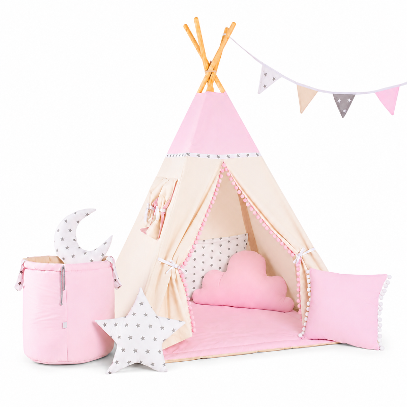 Tipi-Fille-rose-blanc-avec_accessoires