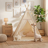 Tipi avec Tapis pour Enfant