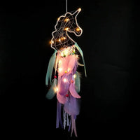 Attrape-rêves Licorne Lumière LED