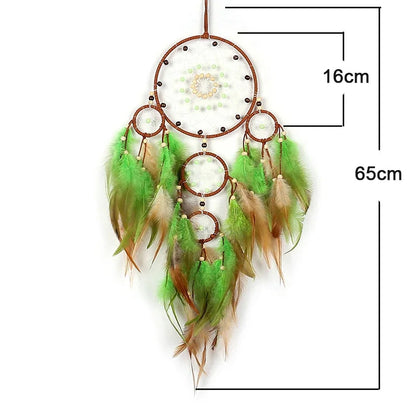attrape-reve-druide-plume-marron-vert