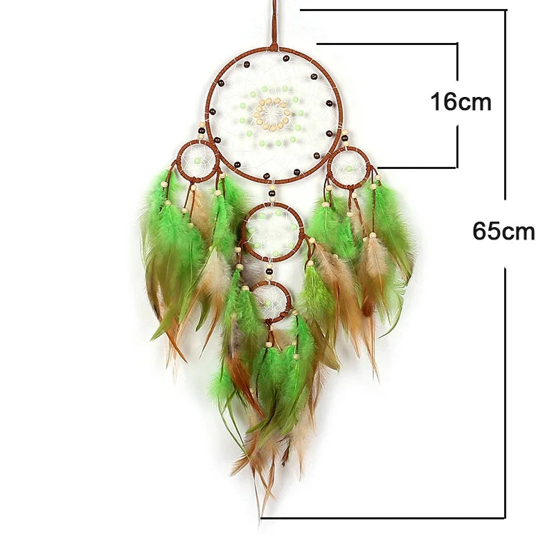 attrape-reve-druide-plume-marron-vert