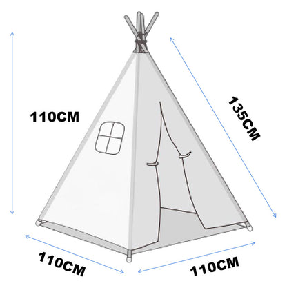 dimensions-tipi-motif-foret-enfant