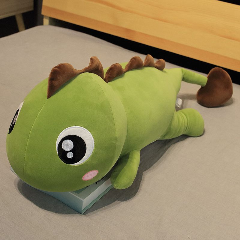gros-dinosaure-en-peluche-vert-marron