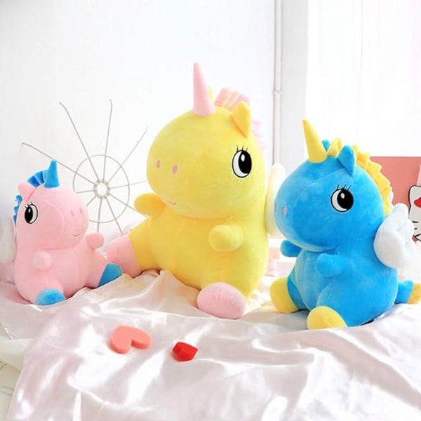 peluche-licorne-kawaii-bleu-jaune-rose