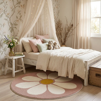 tapis-motif-marguerite-doux-chambre-fille
