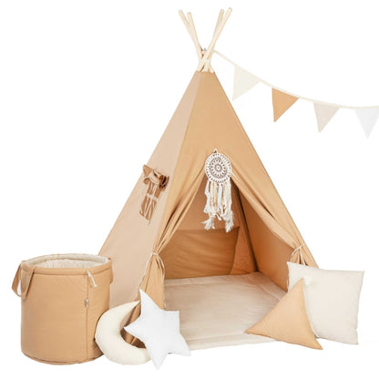 tipi-beige-bebe-avec-accessoires