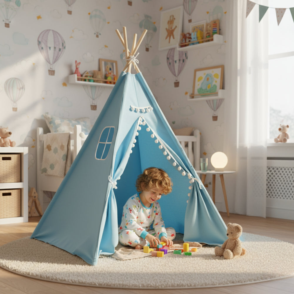 tipi-bleu-ciel-enfant-garcon