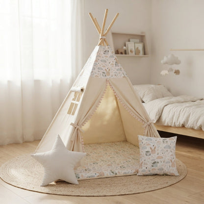 tipi-confortable-motifs-animaux-chambre