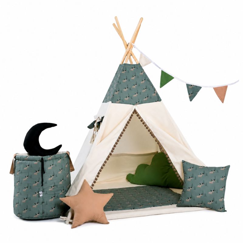 tipi-enfant-a-motifs-cerfs