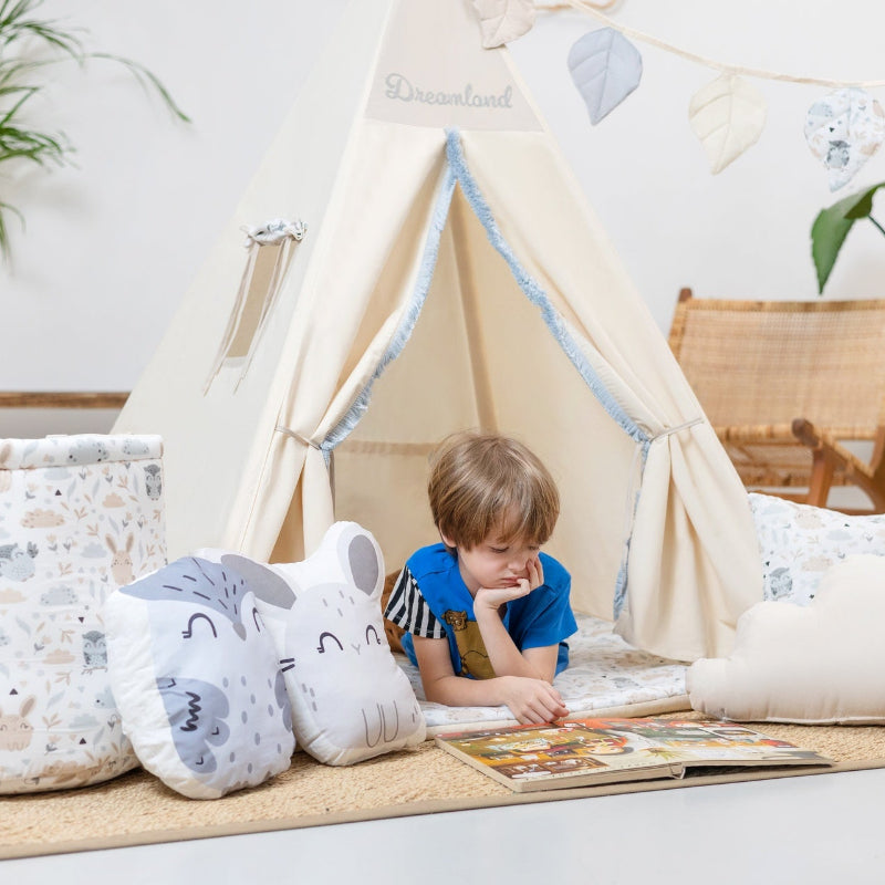 tipi-enfant-beige-set-complet