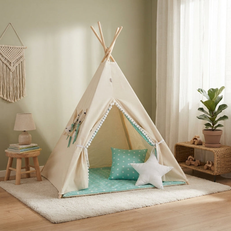 tipi-enfant-blanc-vert-menthe