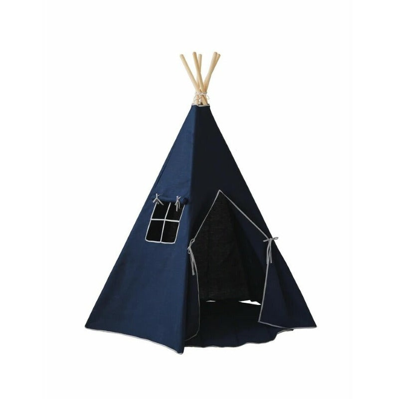 tipi-enfant-bleu-marine-extérieur