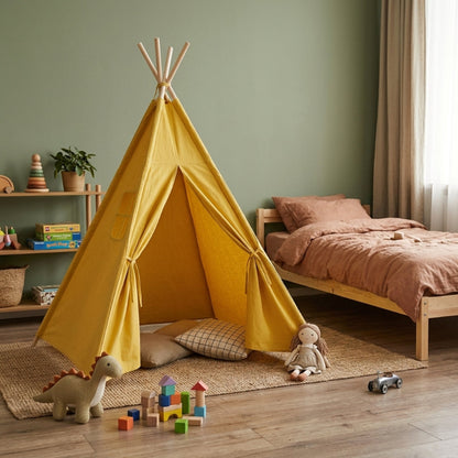 tipi-enfant-couleur-jaune-moutarde