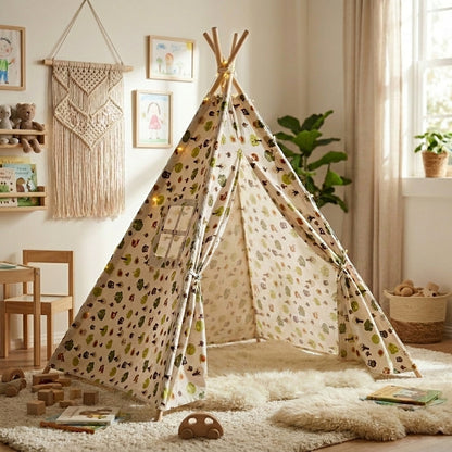 tipi-enfant-motif-foret-tissu