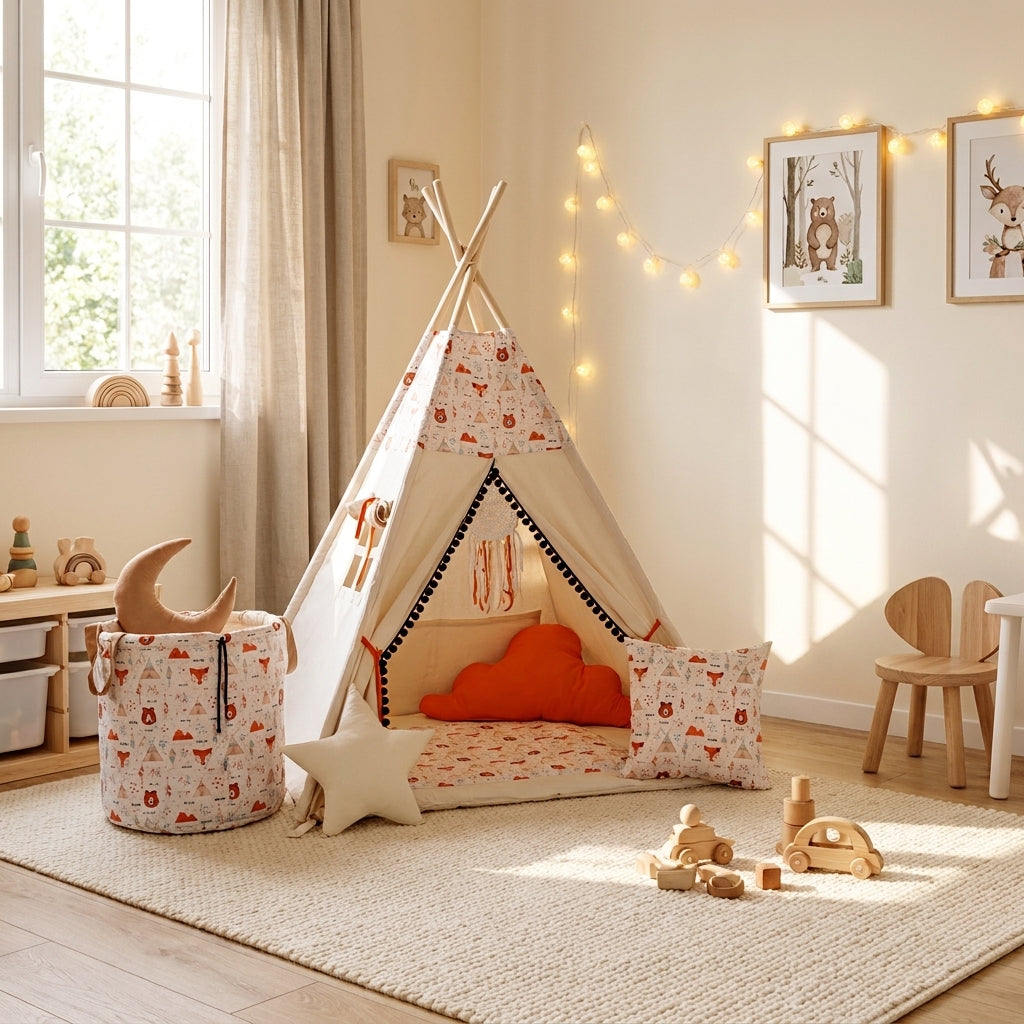 tipi-enfant-motif-renard