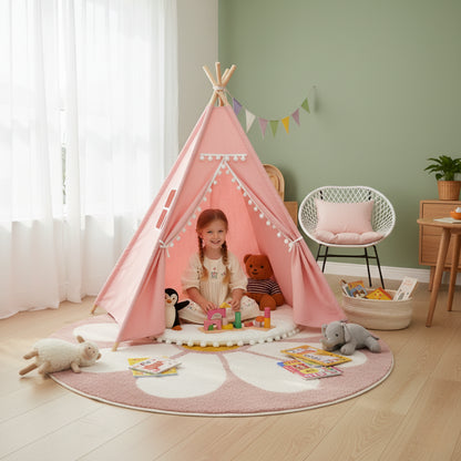 tipi-fille-avec-tapis-marguerite