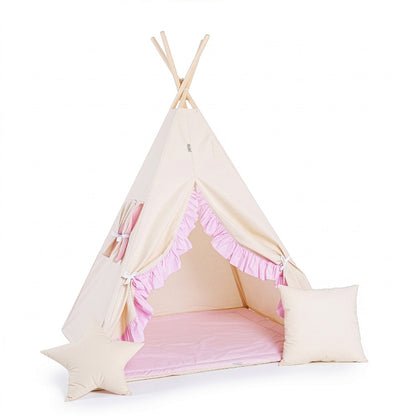 tipi-fille-beige-creme-et-rose-pale