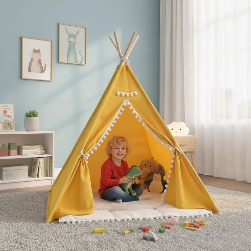 tipi-jaune-chambre-garcon-confort