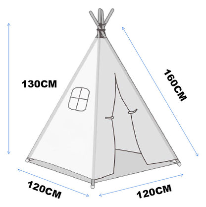 dimensions-tipi-jaune-et-blanc-enfant