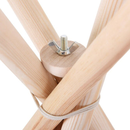 support-bois-tipi-enfant-rayures-grises